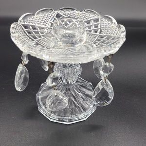 Vintage Cut Crystal Chandelier Candlestick